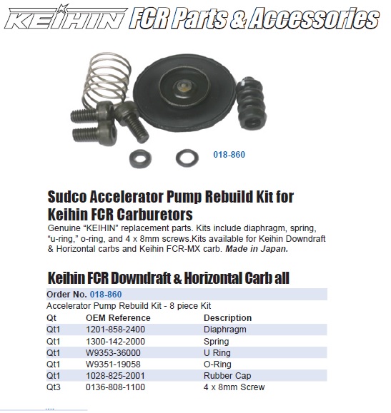 KEIHIN FCR PUMP